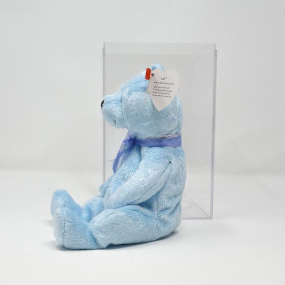 The Beanie Babies Collection Light Blue Lani Birthday Bear March 26 2004 - Picture 3 of 9